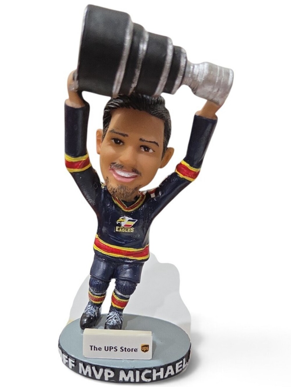 Brand New Michael Joly Colorado Eagles MVP Bobblehead Trophy Figurine